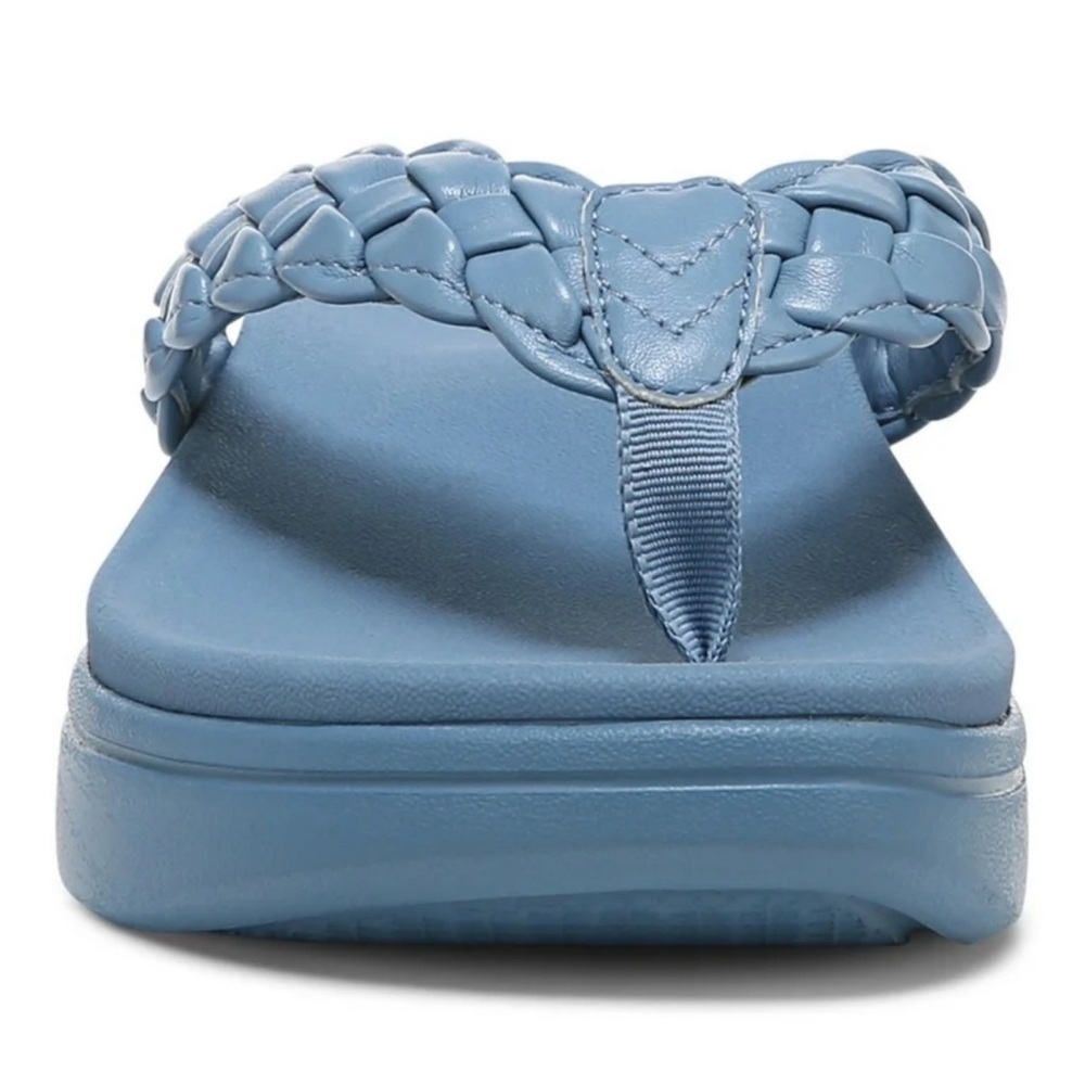 Vionic Blue Braided Platform Sandals - image 4